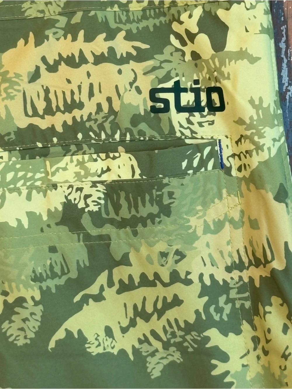 Stio Green Camo Men's Swim Board Shorts size 38